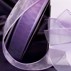 Organza Shimmer Lavender 1" Organza Ribbon